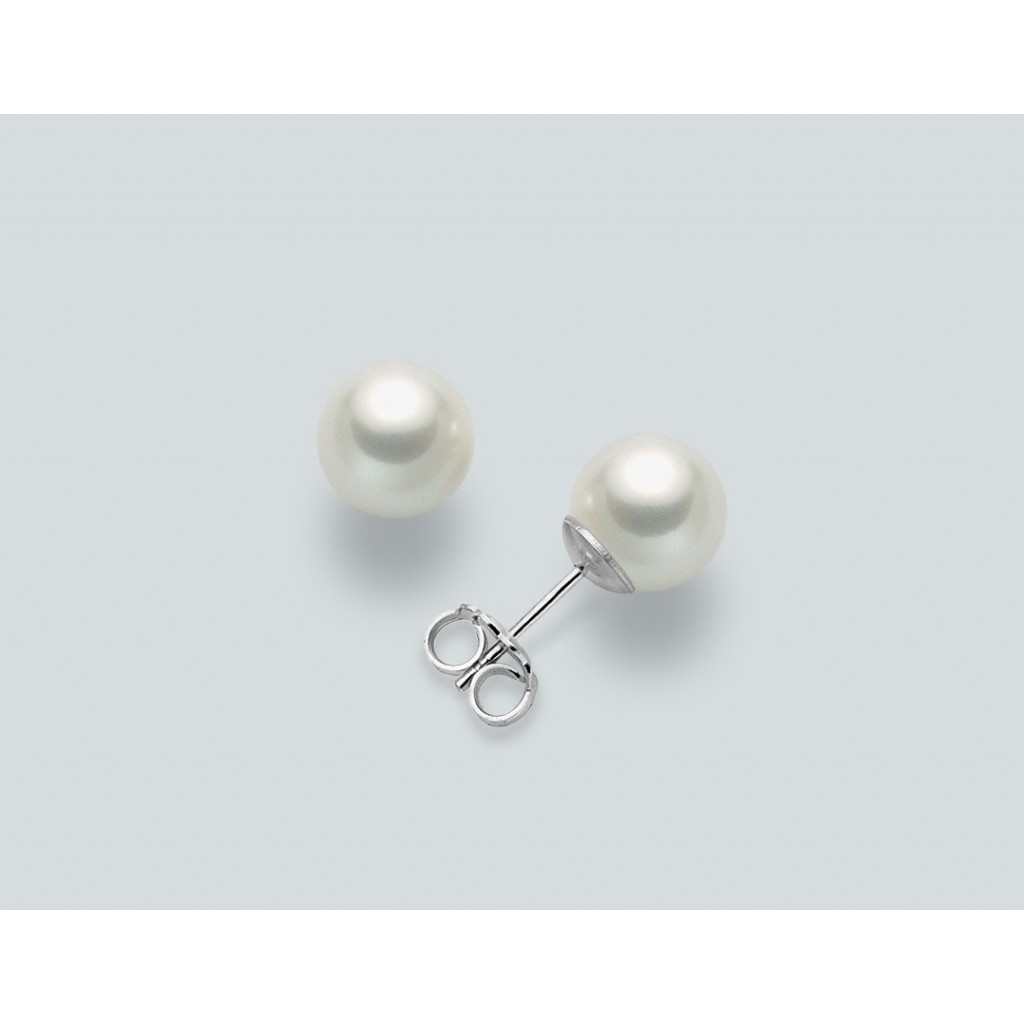 Orecchini A Forma Di Foglia In Argento 925 Con Zirconi E Perla 5 Mm, Eleganti, Regalo Donna