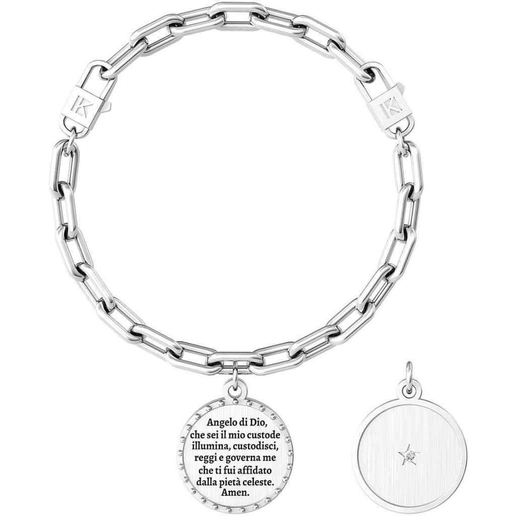 Bracciale Rigido Uomo Donna KIDULT In Acciaio 316L Con Finitura PVD Rosé – Simbolo Croce – Gioiello Spirituale Unisex – Regalo Significativo