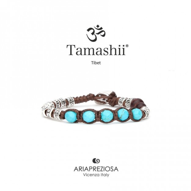 Tamashii Bracciale Originale Tibetano Con Pietre Naturali Di Fluorite – Unisex, Regolabile, Confezione Originale
