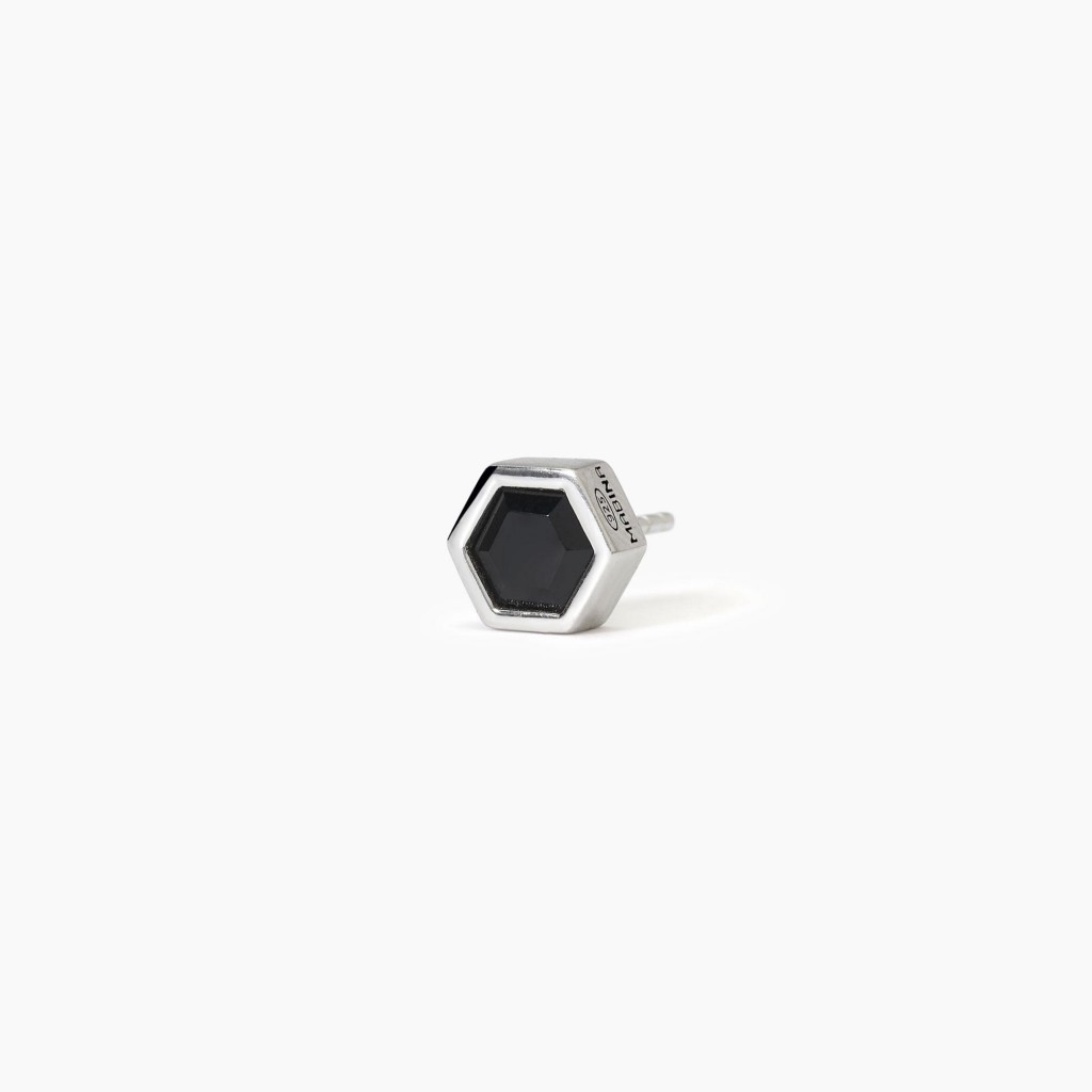 Orecchino Fenicottero Nero Cerchio Medio 75 Mm | FLAMENCASHOP Per Costumi E Accessori