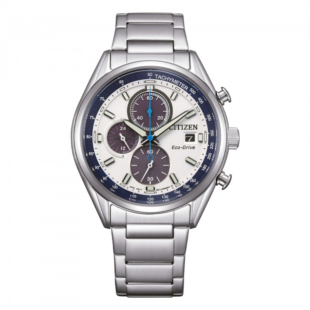 Citizen Orologio Uomo Eco-Drive Radio Controlled - Cronografo, Calendario Perpetuo, Pelle Marrone - CB5899-05X